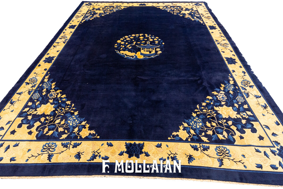 Chinese Peking Rug Decorative n°:616901